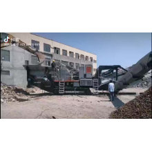 Shanghai DM mobile jaw crusher plant